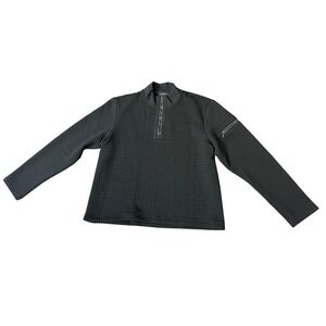 Bugatchi Men's Quilted 1/4 Zip Pullover Long Sleeve Shirt sz  XL